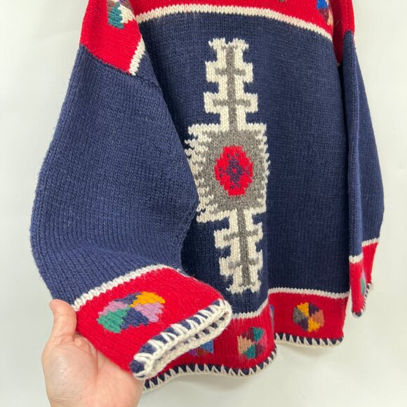 Southern Exposure Pure Wool Ecuadorian Cardigan - Picture 5 of 7